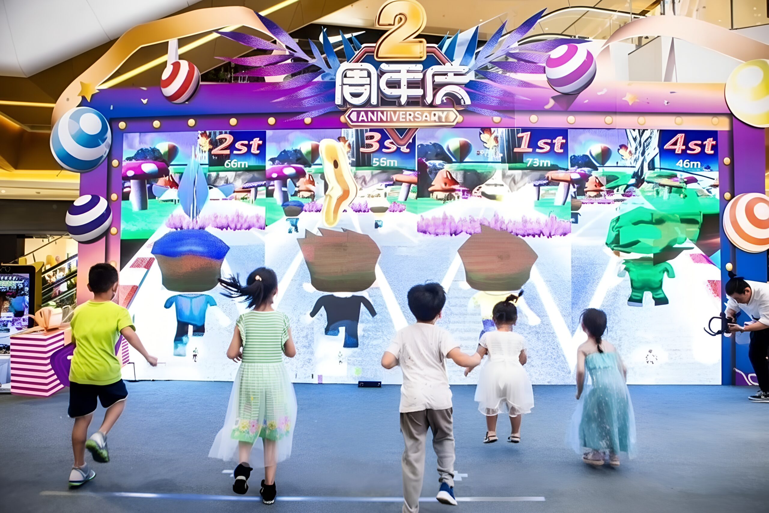 Real-time gesture control interactive LED panel for XR stages