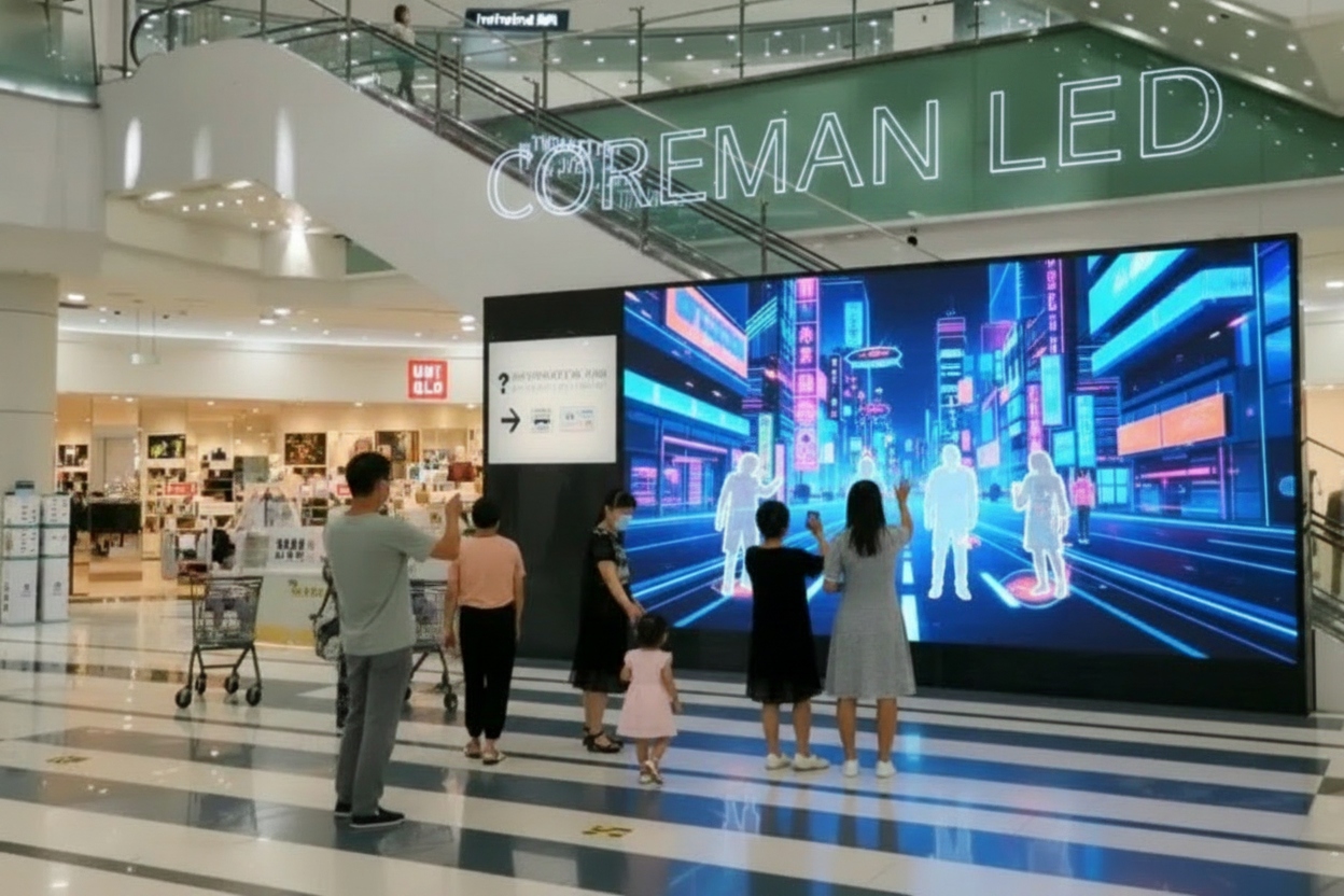 Slim bezel interactive LED video wall for command centers
