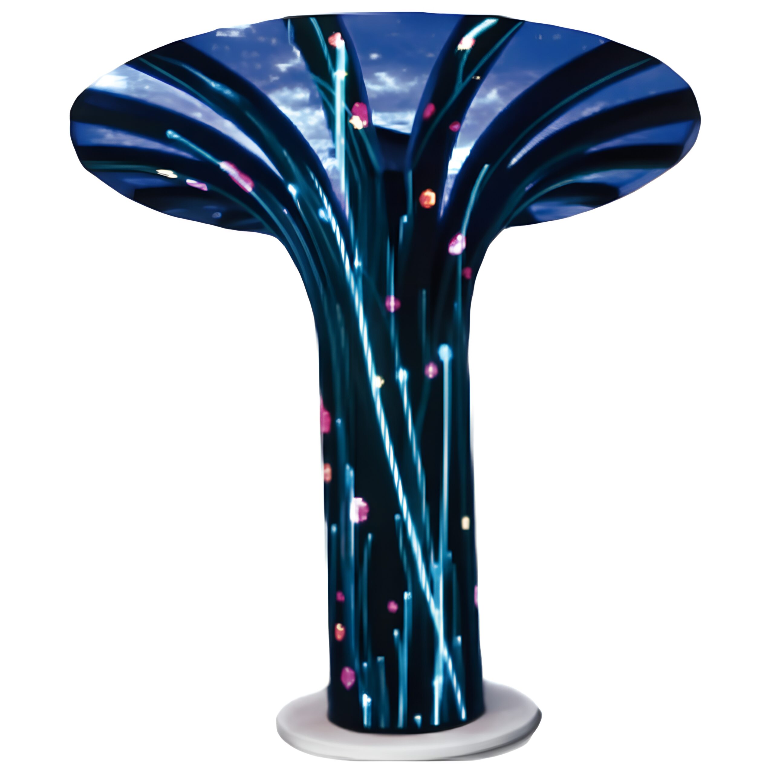 Ultra-thin and lightweight soft LED screen for easy hanging and installation.