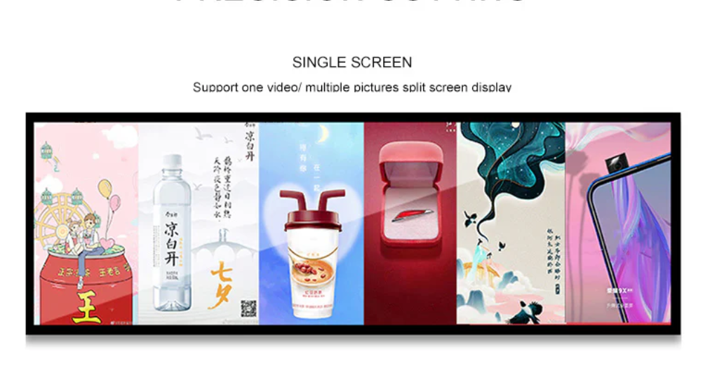COB digital shelf edge display surface