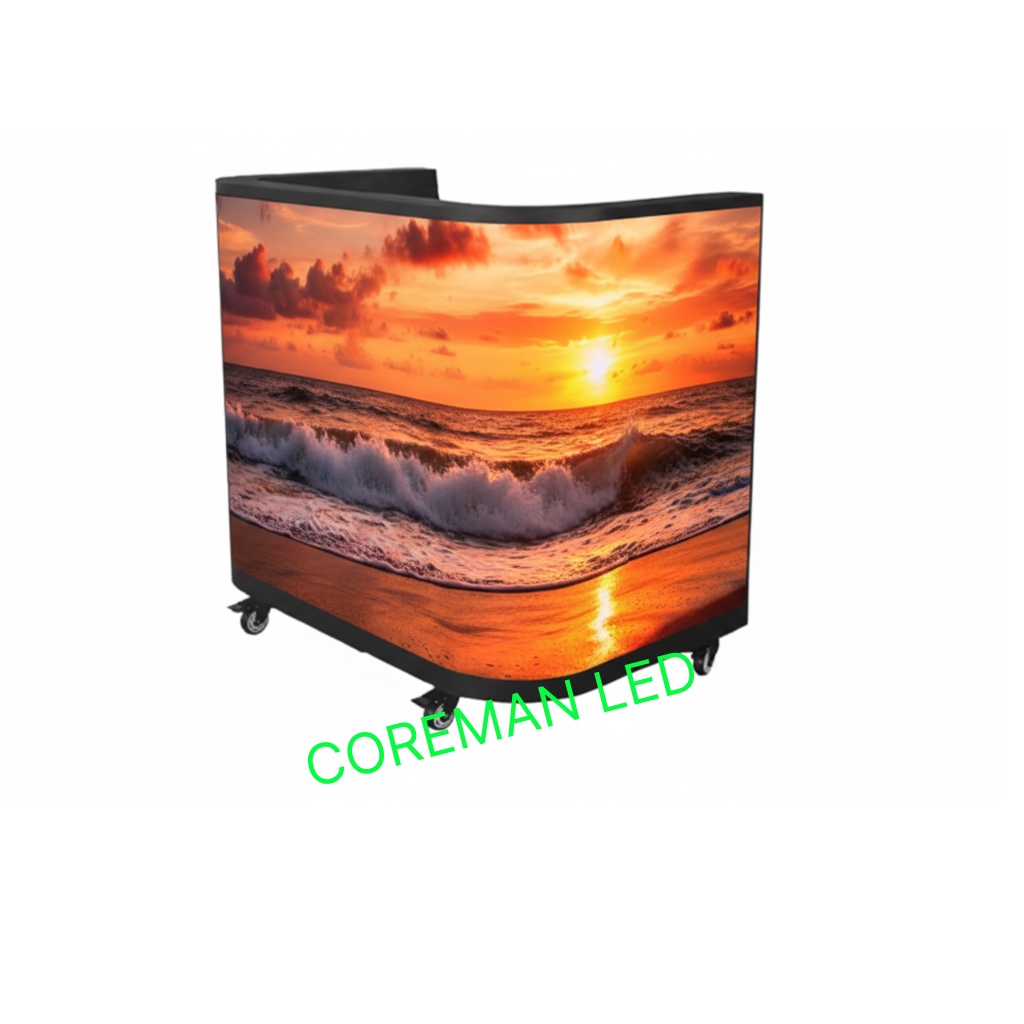 Flexible LED Display for Creative DJ Booths & Front Desk Reception Counters