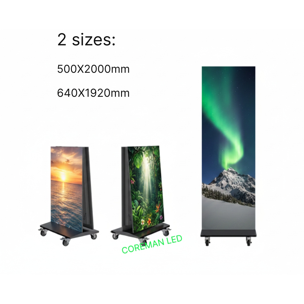 Foldable Poster LED Display