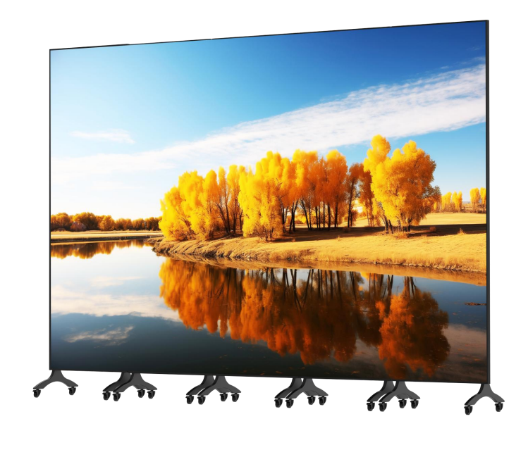 Multi screen seamless splicing cascading P0.9 LED poster display wall