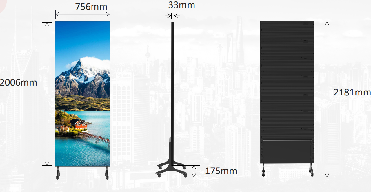 P1.8 P1.9 digital sign poster screen for exhibition and conference
