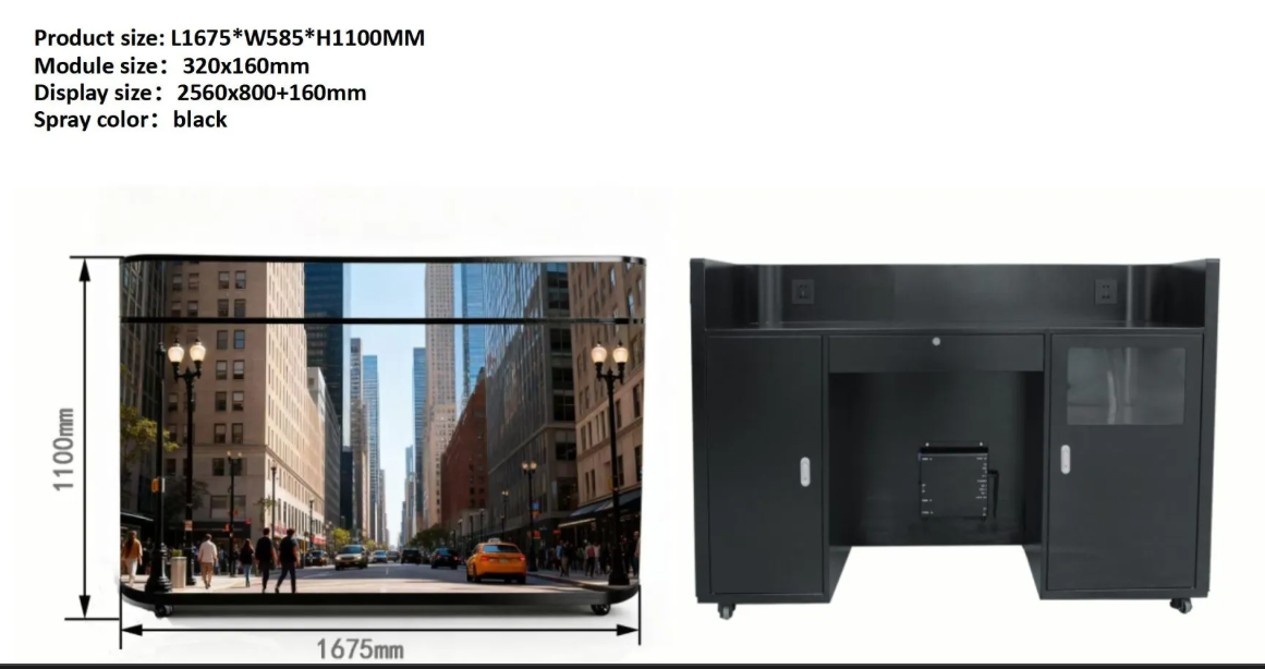 Side view of ultra-thin and lightweight flexible LED tiles for easy installation.
