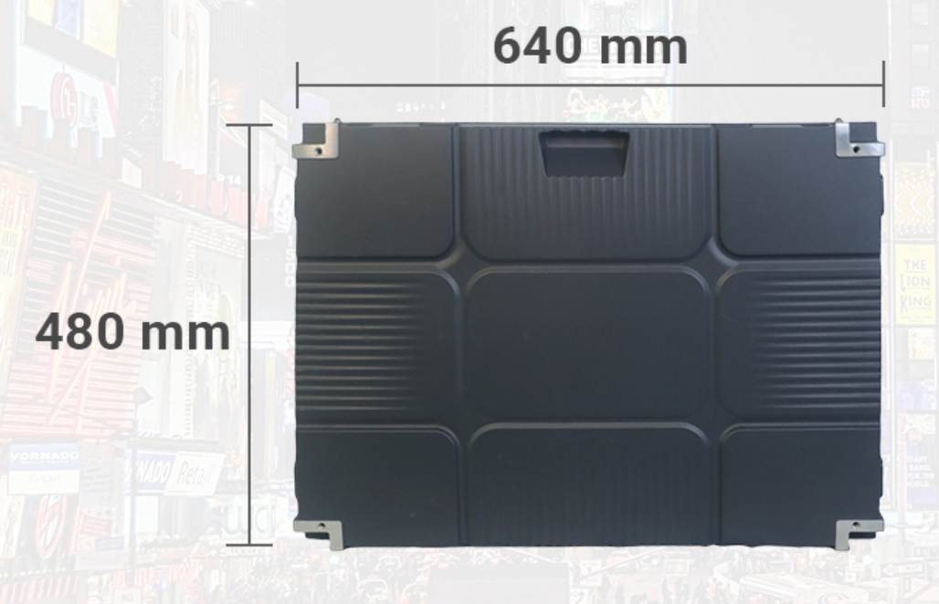 Ultra-fine pixel pitch P1.2 LED display module showing high pixel density and color accuracy