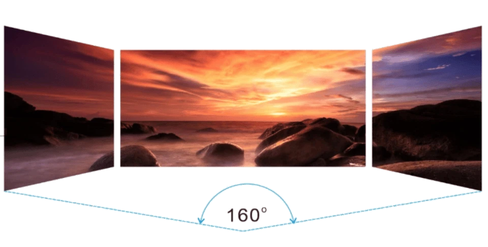 160 degree ultra wide viewing angle outdoor LED billboard with maximum audience coverage