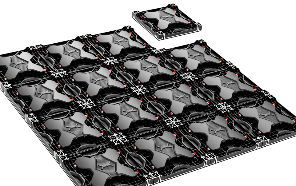 heavy duty led floor display for car launch and exhibition