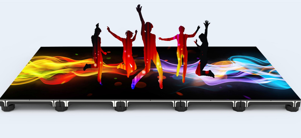 heavy duty load bearing led dance floor panel structure