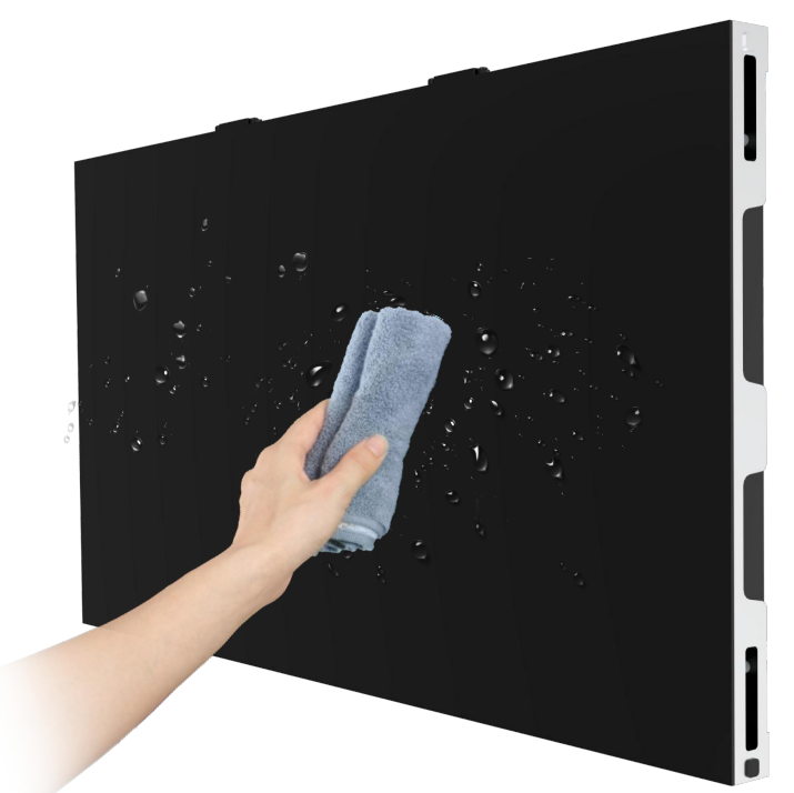 High definition indoor fine pitch COB LED display with 16:9 aspect ratio cabinet