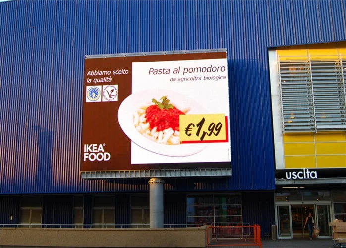 High refresh rate sports stadium LED perimeter display scoreboard
