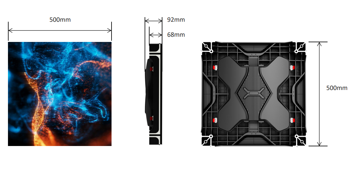 interactive led dance floor screen for stage rental