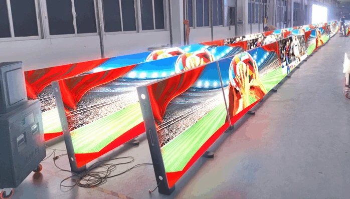 Aluminum Cabinet Outdoor Stadium Perimeter LED Display Screen Board