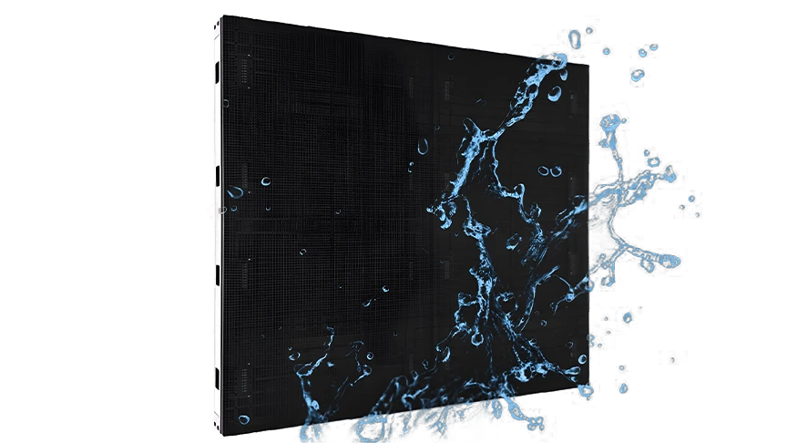 Die-cast aluminum LED cabinet with thermally conductive silicone grease for heat dissipation