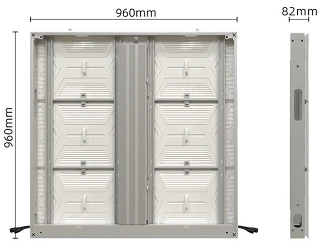 Dual Maintenance Outdoor Front and Rear Access LED Display Screen