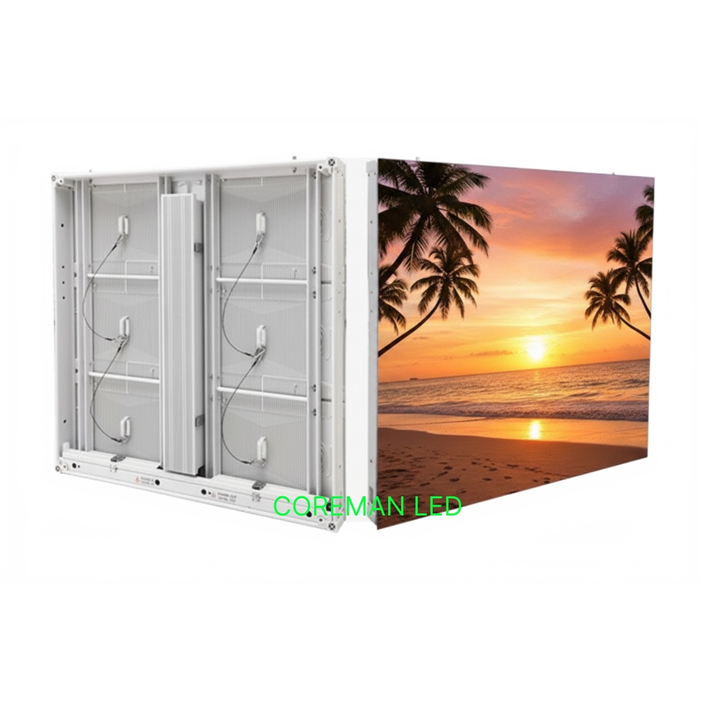 High Brightness IP66 Outdoor Front Service LED Display Wall