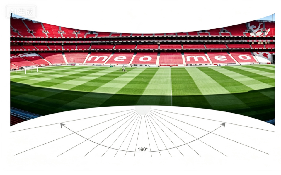 High refresh rate 3840Hz stadium LED screen display for flicker-free camera live broadcasting