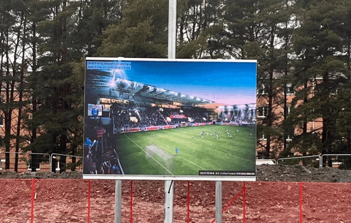 Outdoor Front & Rear Access Fixed LED Screen for Sports Stadiums and Digital Signage