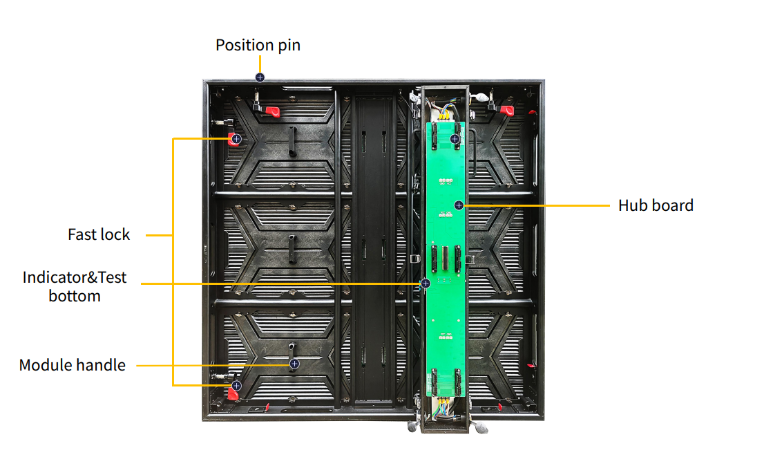 P8 P10 outdoor front service LED display panel for commercial billboard