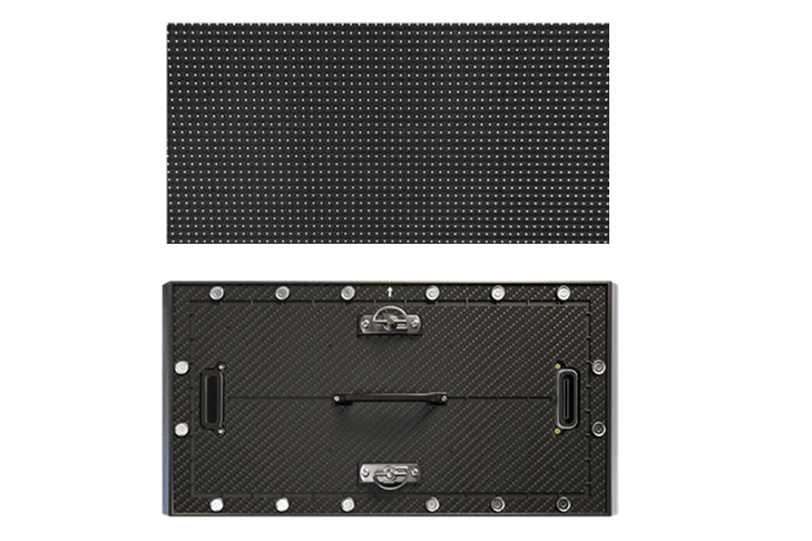 Universal 500x250mm LED modules with interchangeable pixel pitch backshell design