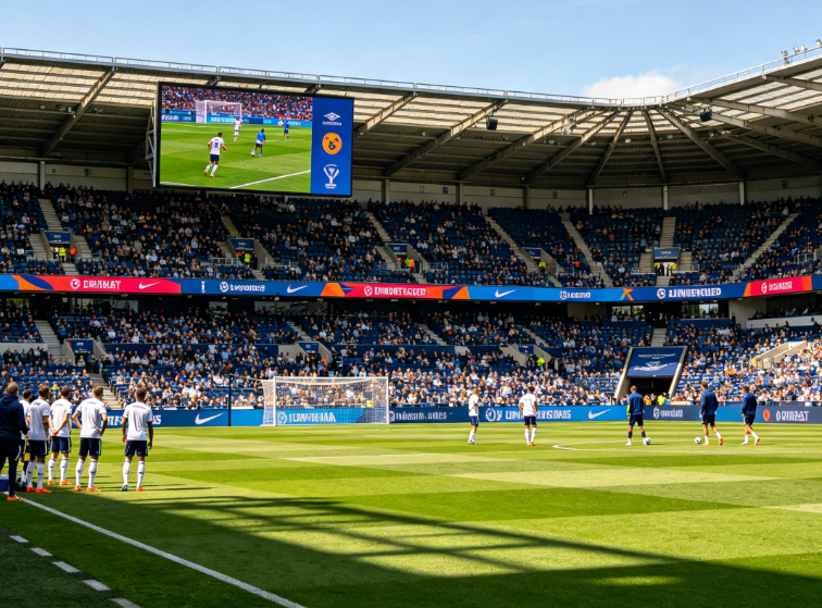 Versatile indoor and outdoor stadium LED perimeter display project case for sports arenas