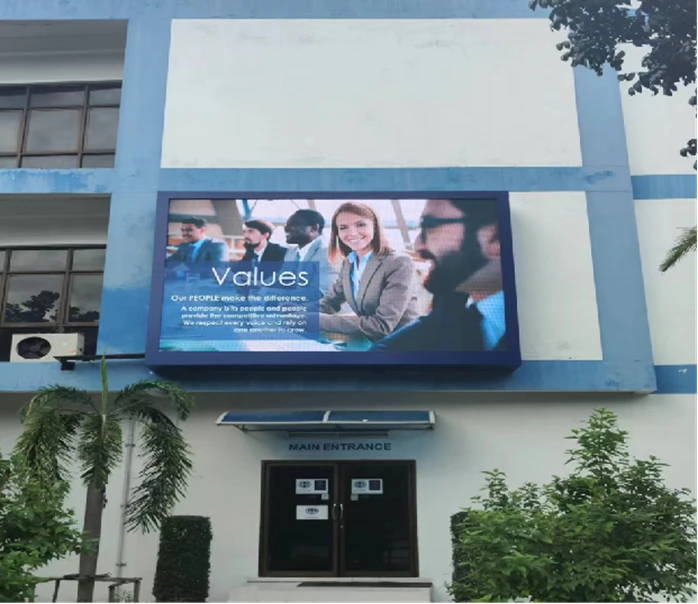 Wide applications of outdoor LED displays for commercial billboards stadium screens and transit hubs