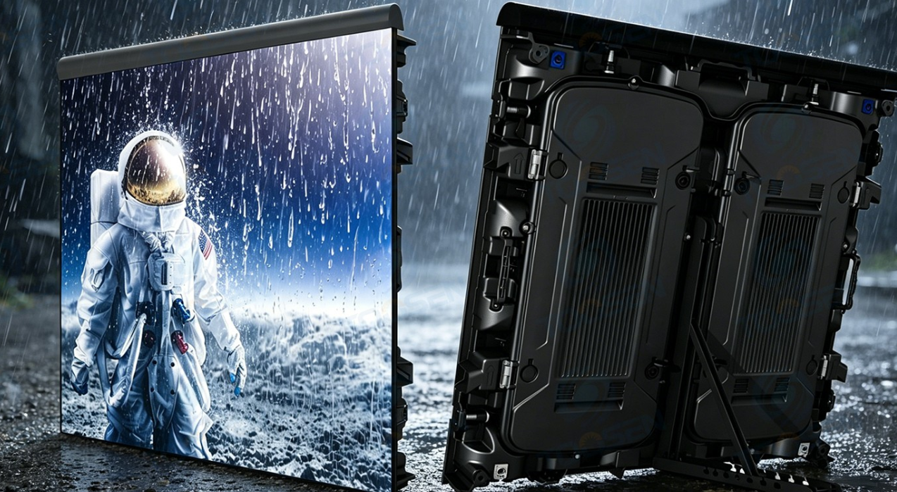 IP65 outdoor waterproof stadium LED display cabinet suitable for harsh weather conditions
