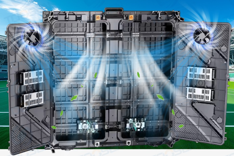 Magnesium alloy LED cabinet material highlighting efficient heat dissipation and lightweight anti-corrosion features
