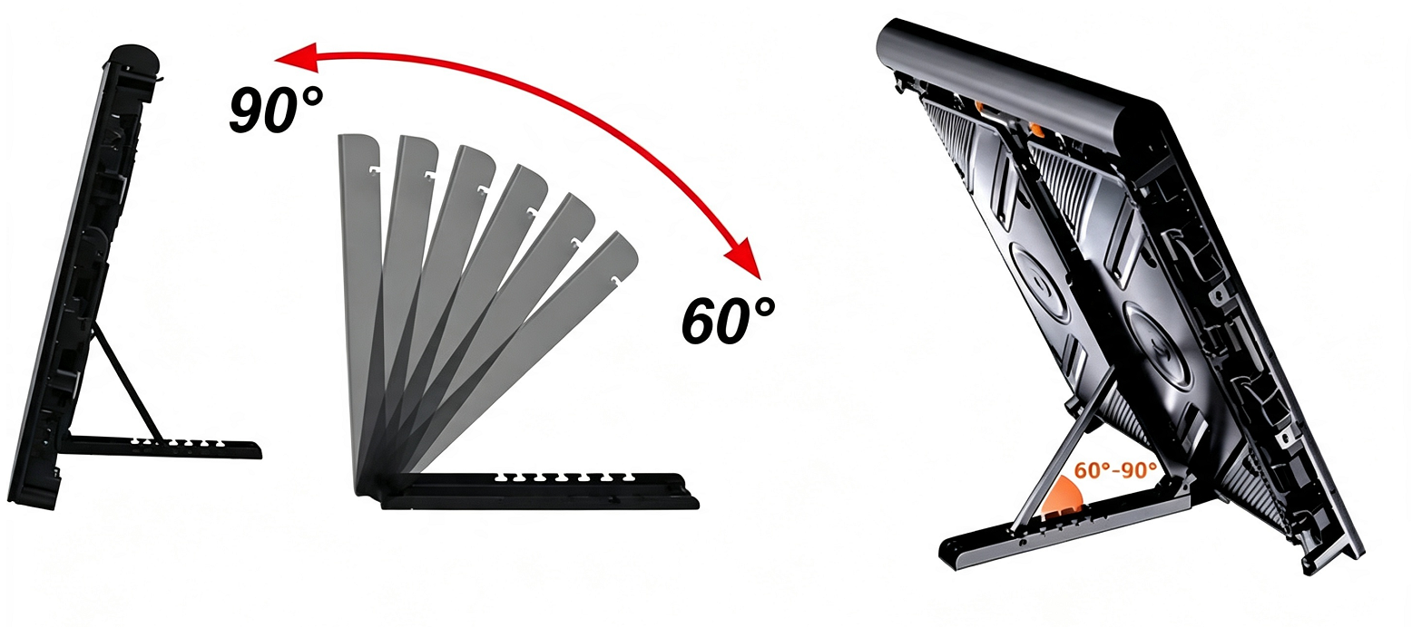 Stadium LED perimeter screen featuring protective soft mask and top cushion for athlete collision safety