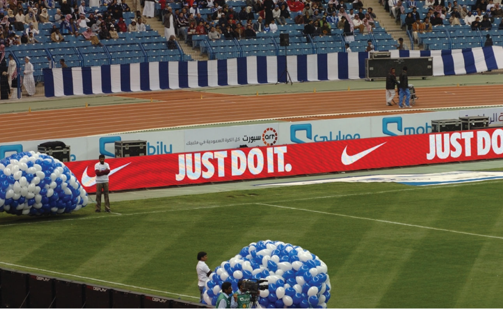 stadium perimeter led display